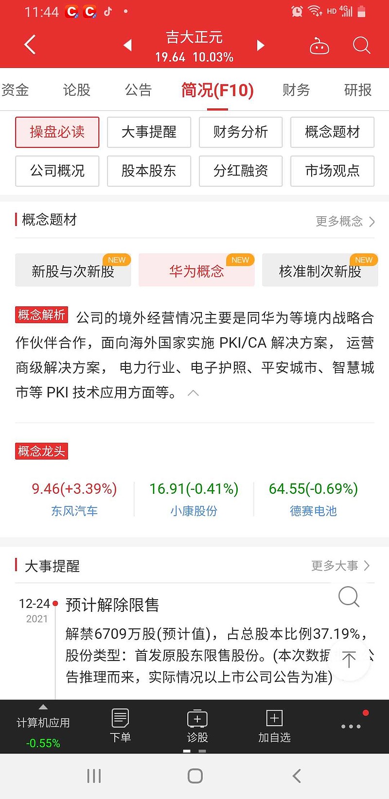 吉大正元:公司大股东为蚂蚁科技集团股份有限公司全资子公司