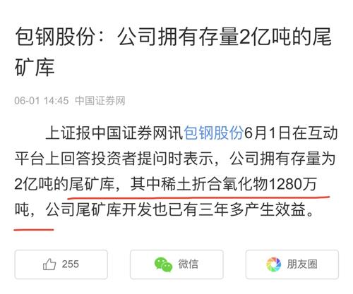 中国稀土集团声明!
