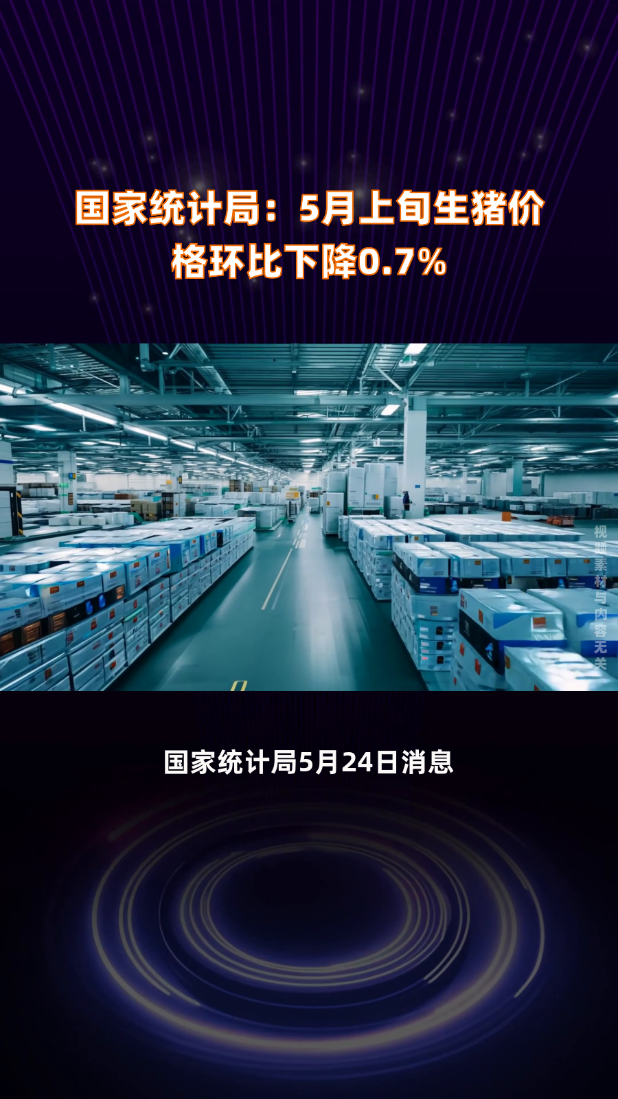 国家统计局：6月下旬生猪价格环比涨2.8%