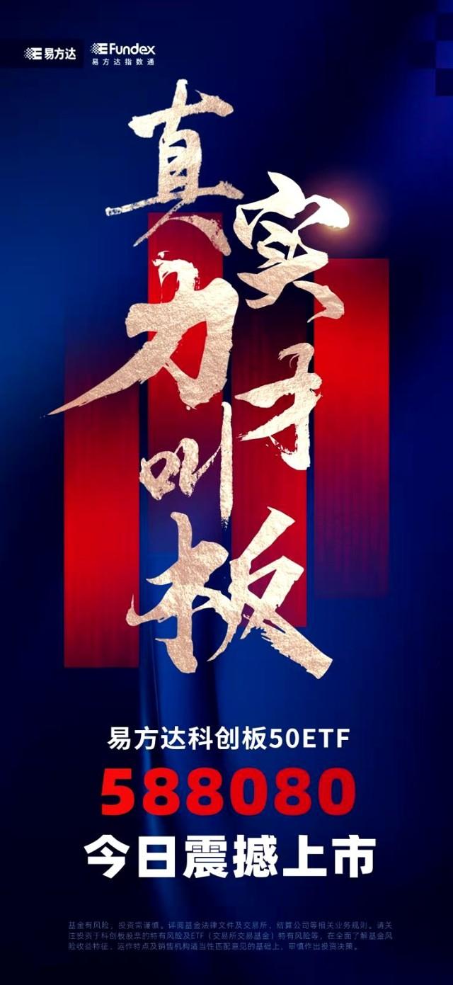机构称成长板块有望“登台唱戏”，关注科创板50ETF（588080）、创业板ETF（159915）等产品表现