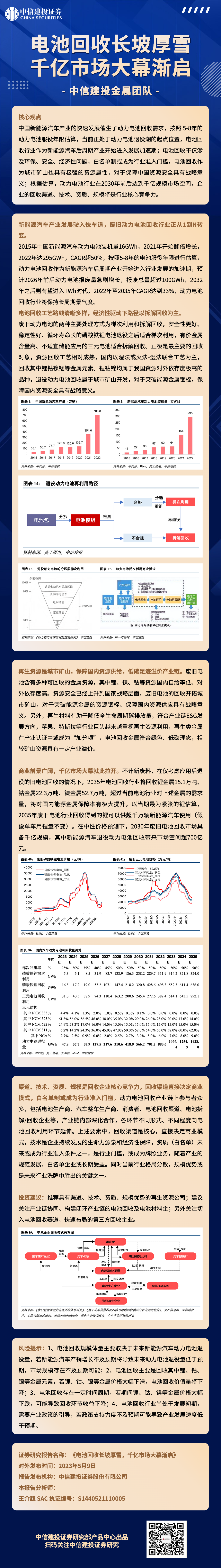 中信建投：下游需求进入传统旺季 锂价具备支撑