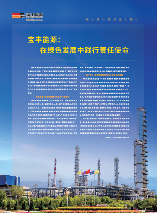 宝丰能源获得实用新型专利授权：“一种检修辅助工具”