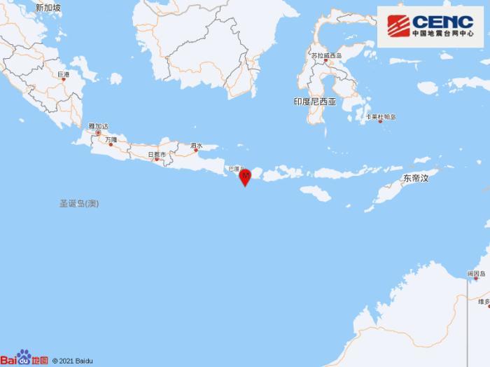 印尼苏门答腊岛北部海域发生6.4级地震 震源深度10千米