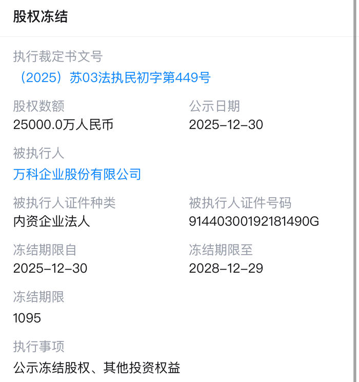 万科两笔共57亿元债券展期成功，大股东深铁继续输血