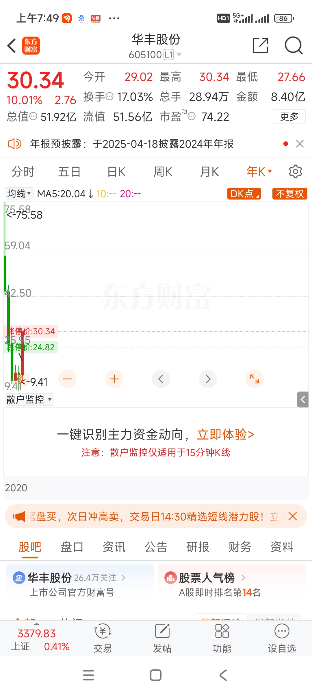 浙江华远最新股东户数环比下降7.11% 筹码趋向集中