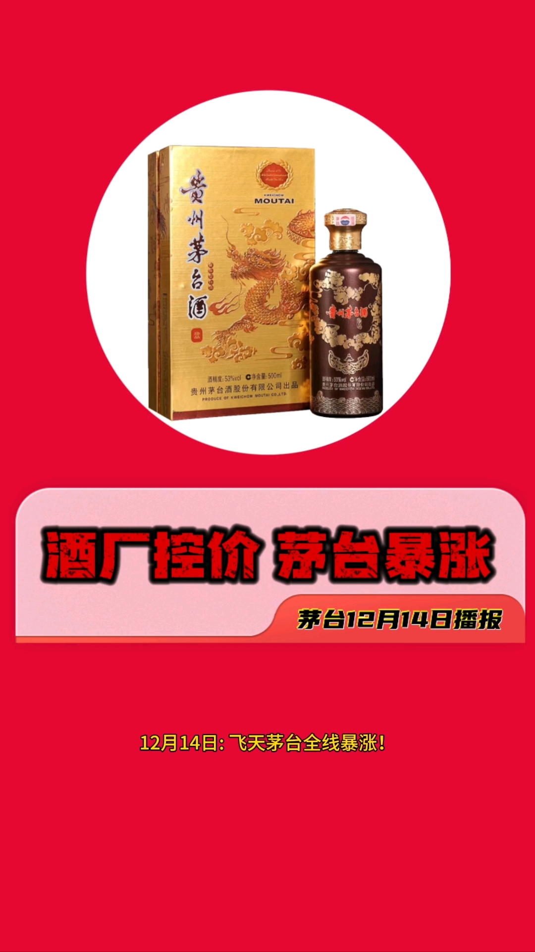 提价+限购!茅台放出组合拳,白酒底部企稳接下来关注什么?